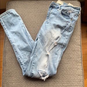Distressed Abercrombie and Fitch Jeans